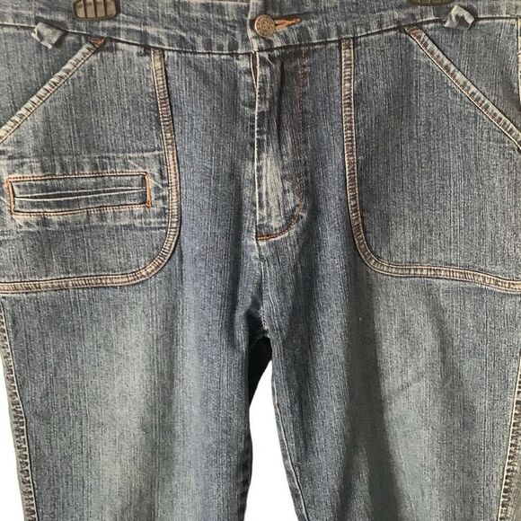 Pre Owned Women’s Adolfo Jeans Capri Sz 12 Casual Comfort Fashionable Style - Picture 11 of 13